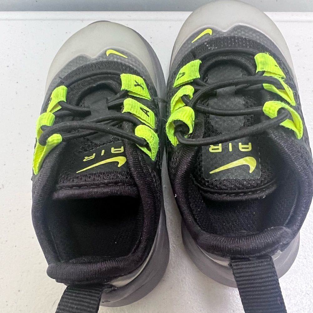 New Nike Air Max Axis Black/Volt/Grey Toddler Shoes AH5224-012 Size 4C - Picture 4 of 5